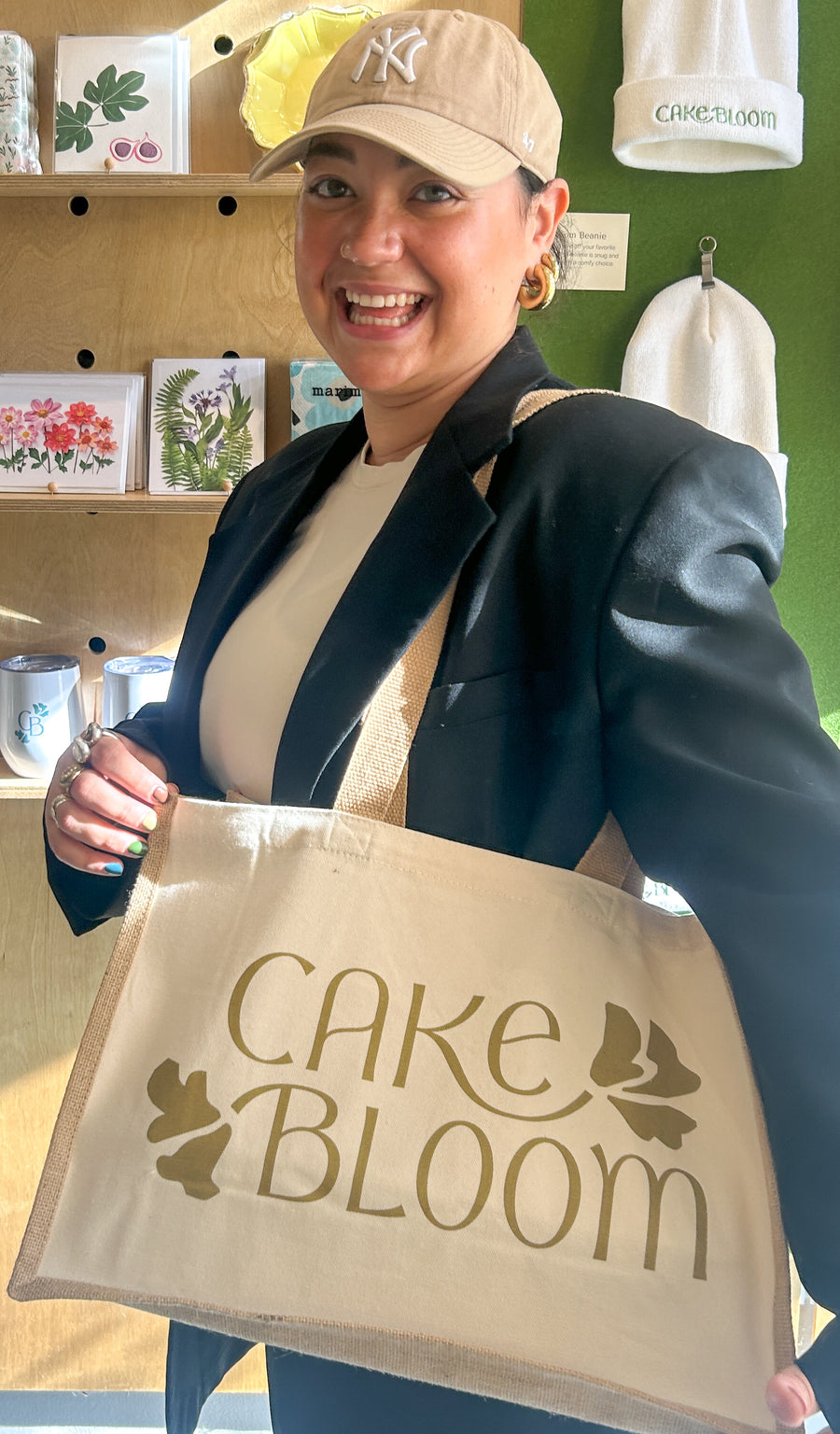 Cake Bloom Reusable Tote Bag