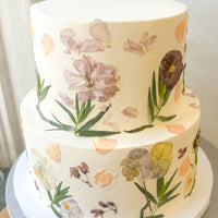 Two-Tier "Garden Party" Celebration Cake